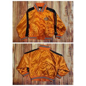 4T Vintage Oklahoma State OSU Starter Jacket Satin Bomber Orange Kids Toddler